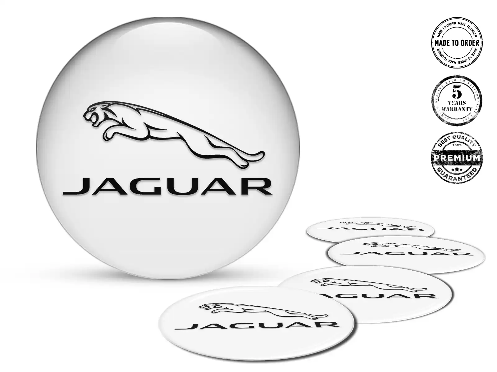 Jaguar Pegatinas de Silicona Edición Etiquetas Estilo de Silicona